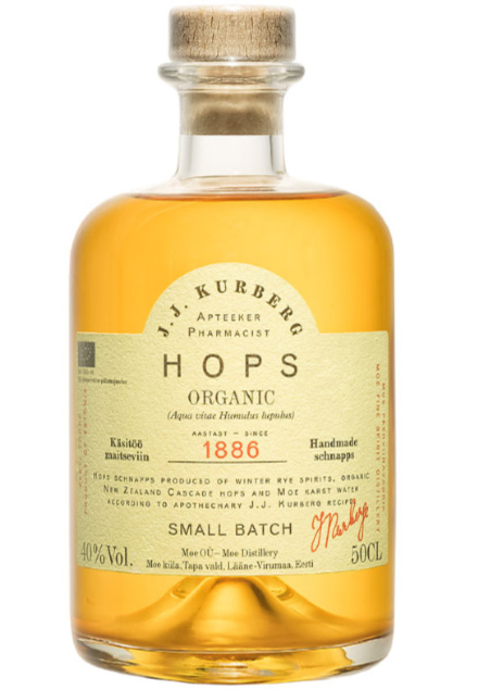 VODKA MOE MAHE J. J. HOPS ORGANIC 40° cl. 50